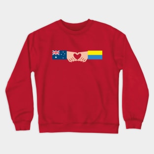 Australia Loves Ukraine Crewneck Sweatshirt